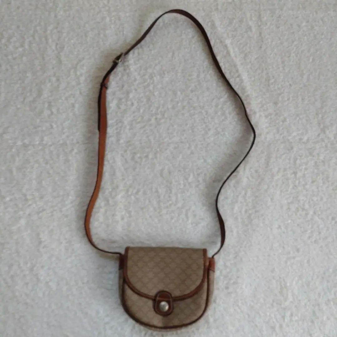 CELINE セリーヌ ヴィンテージ マカダム柄 ショルダーバッグ PVC ミニ