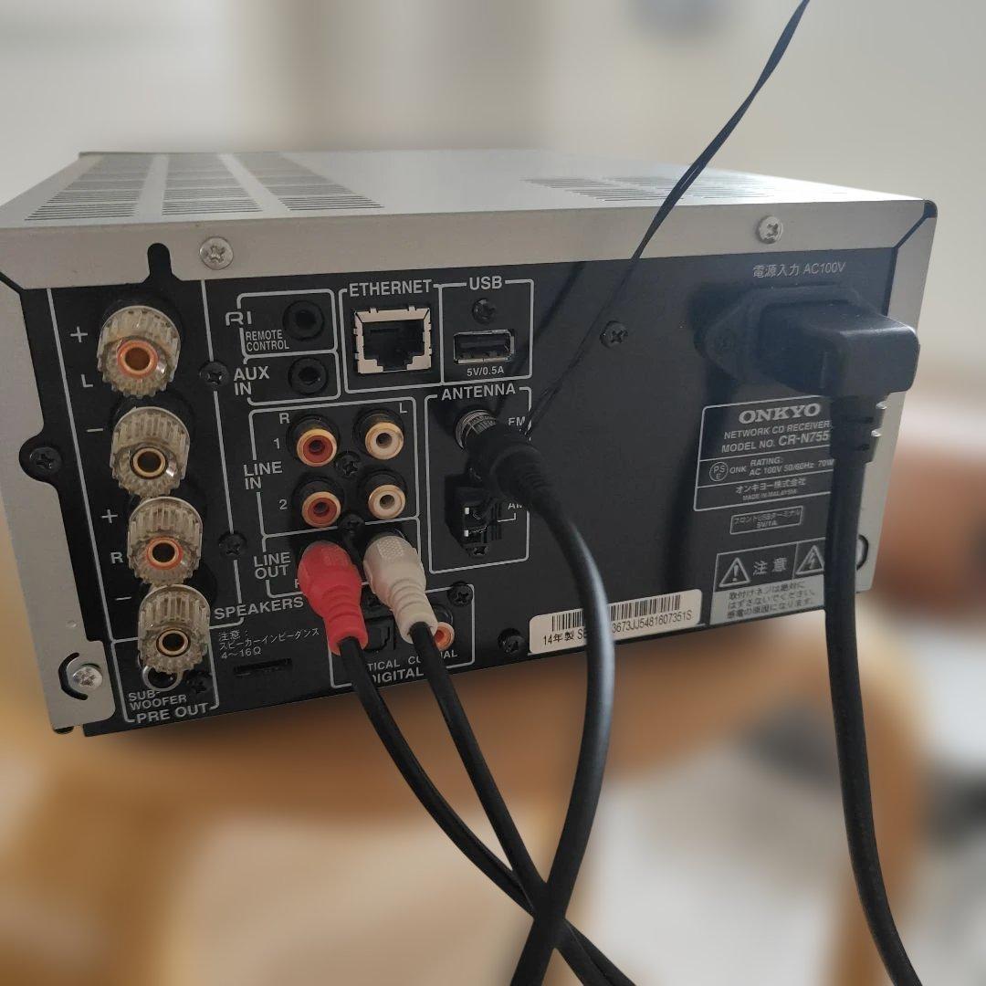 ONKYO CR-N755 ネットワークCDレシーバー　レモコンはなく