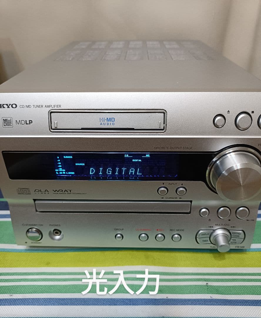 ONKYO FR-N9 CD,Hi-MD,FM/AM　整備済み　リモコン付