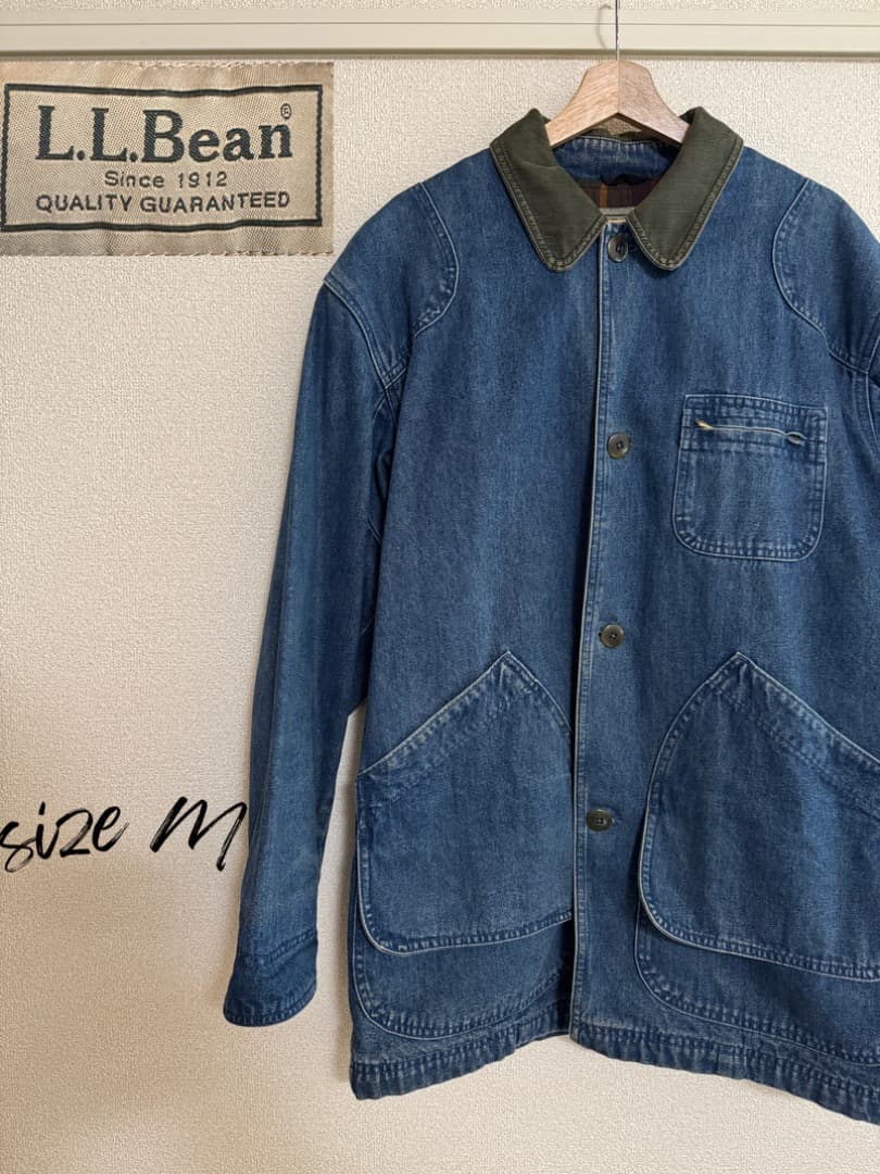 L.L.Bean デニム　ハンティングジャケットMサイズ