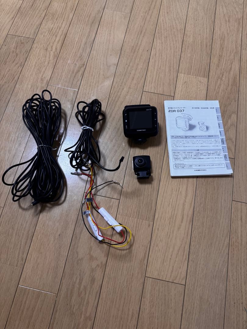 COMTEC 前方360°＋リアカメラ　ドライブレコーダー ZDR-037