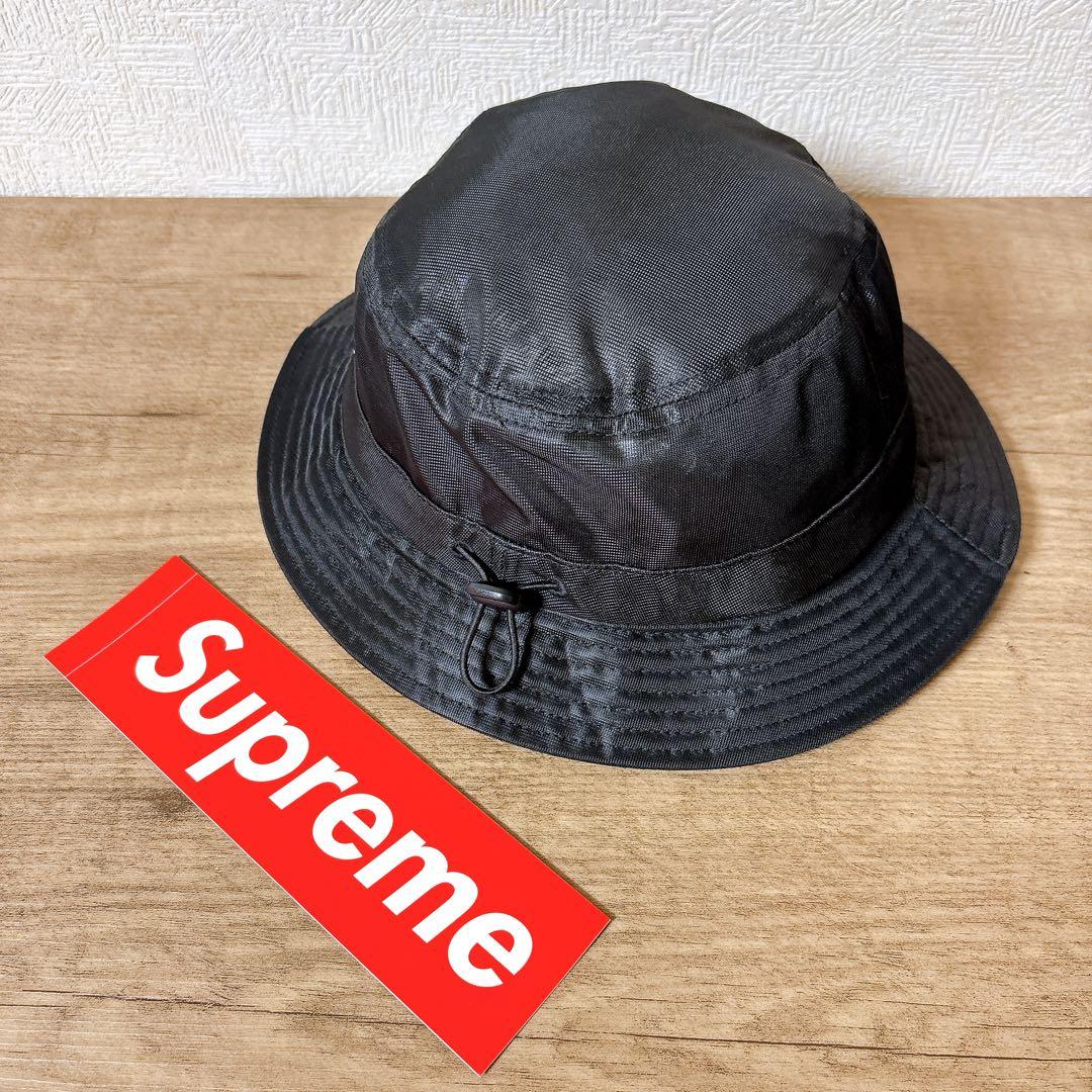 正規品　Supreme バケットハット　ハット　帽子　メッシュ　ブラック　黒