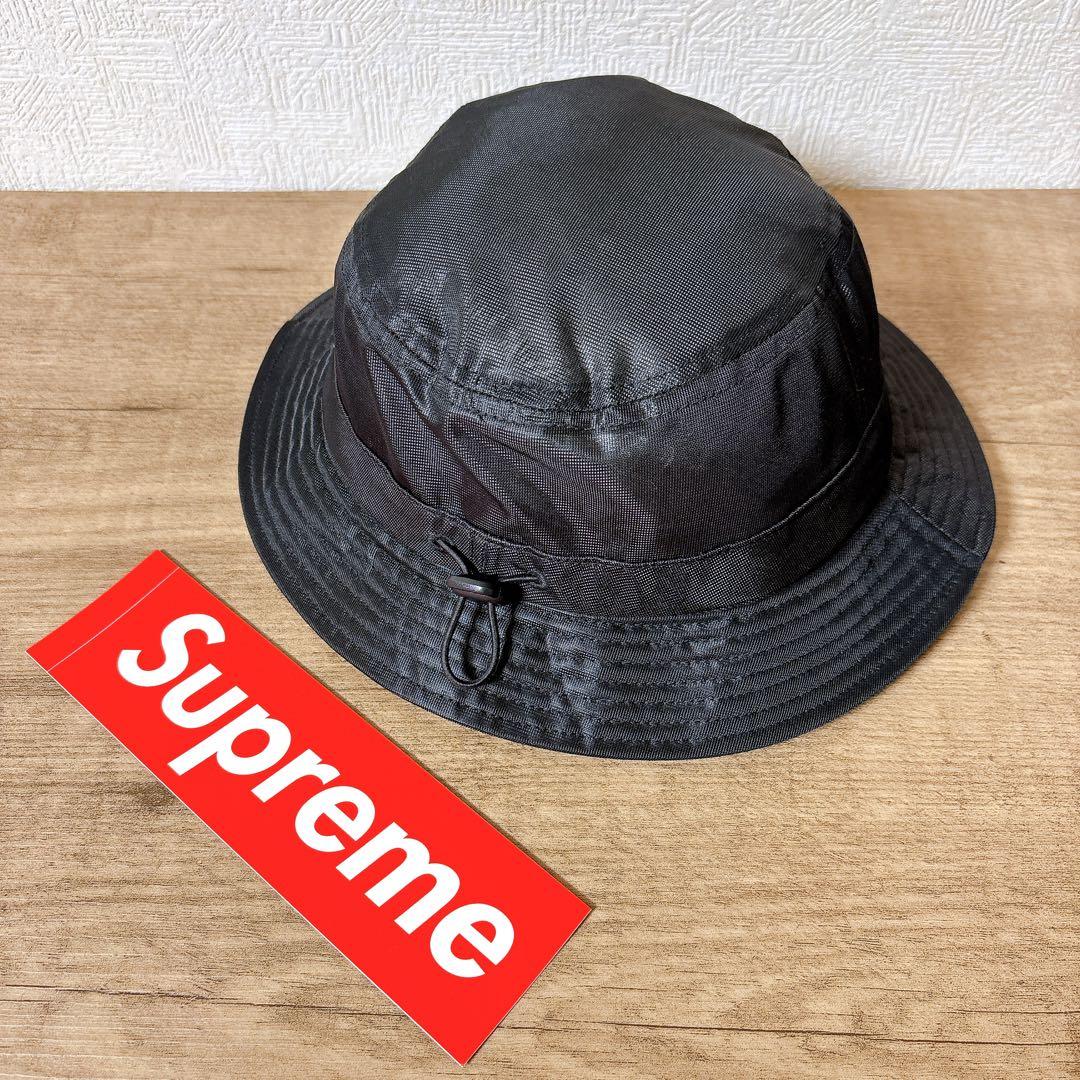 正規品　Supreme バケットハット　ハット　帽子　メッシュ　ブラック　黒