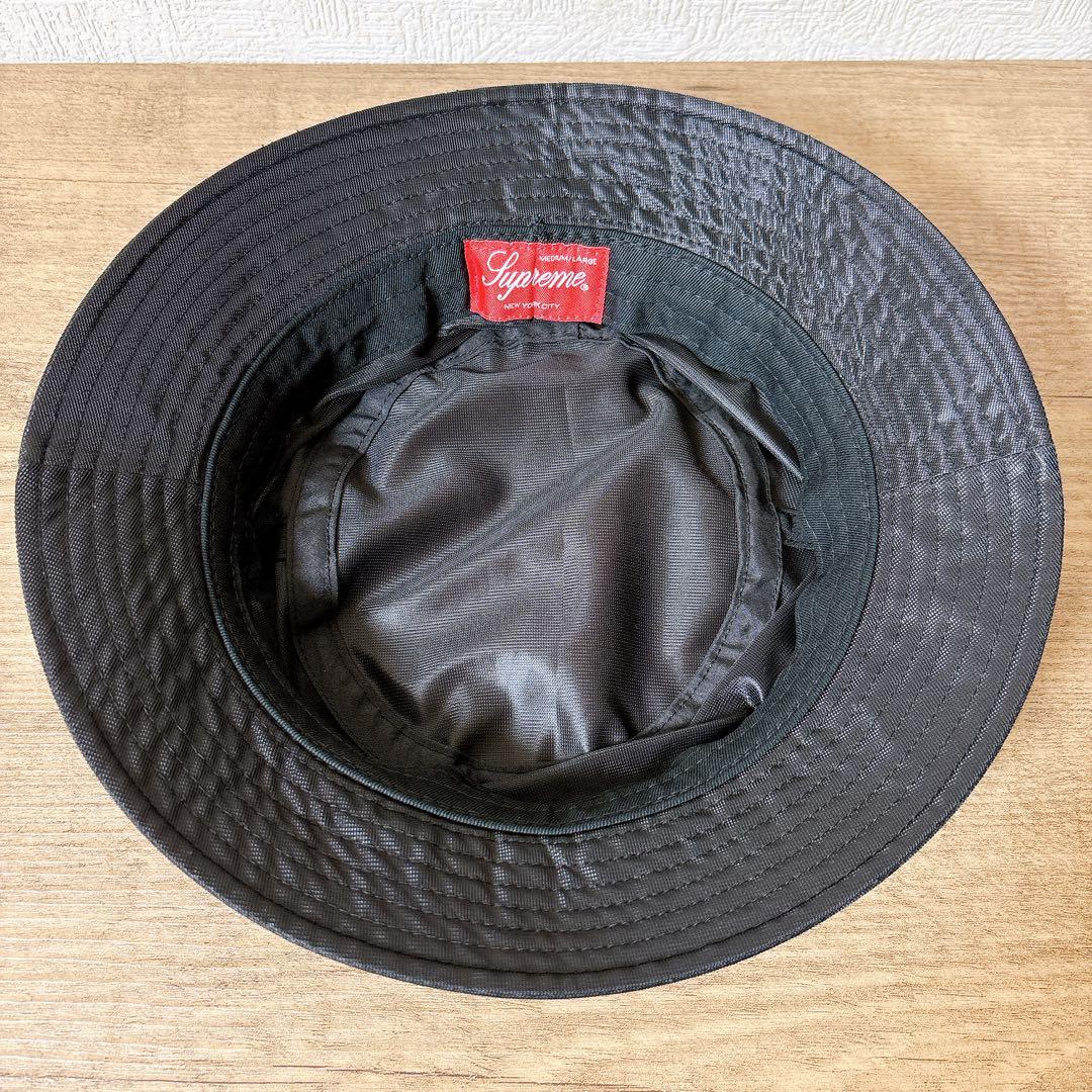 正規品　Supreme バケットハット　ハット　帽子　メッシュ　ブラック　黒