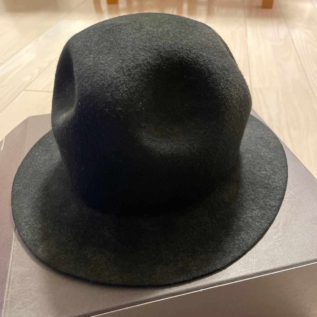 CA4LA ウールフェルトハット 黒　マウテンハット