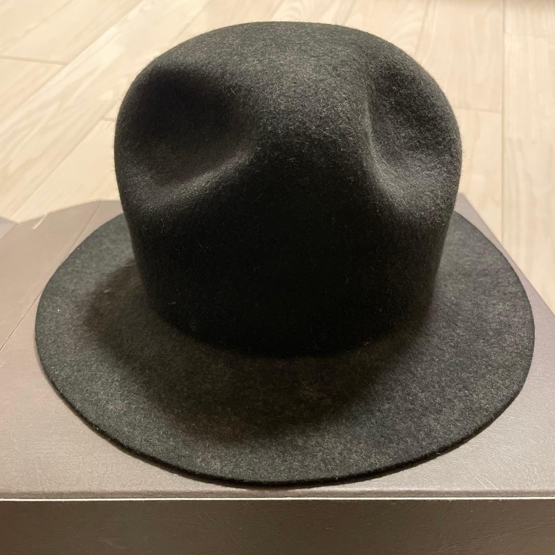 CA4LA ウールフェルトハット 黒　マウテンハット