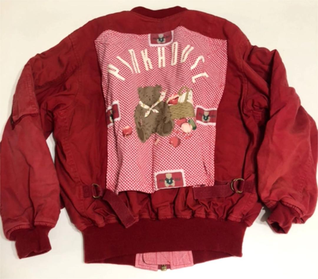 ❤️SALE❤️❺ ピンクハウス　ゼッケン　ブルゾン　ジャンパー　クマ　ベア
