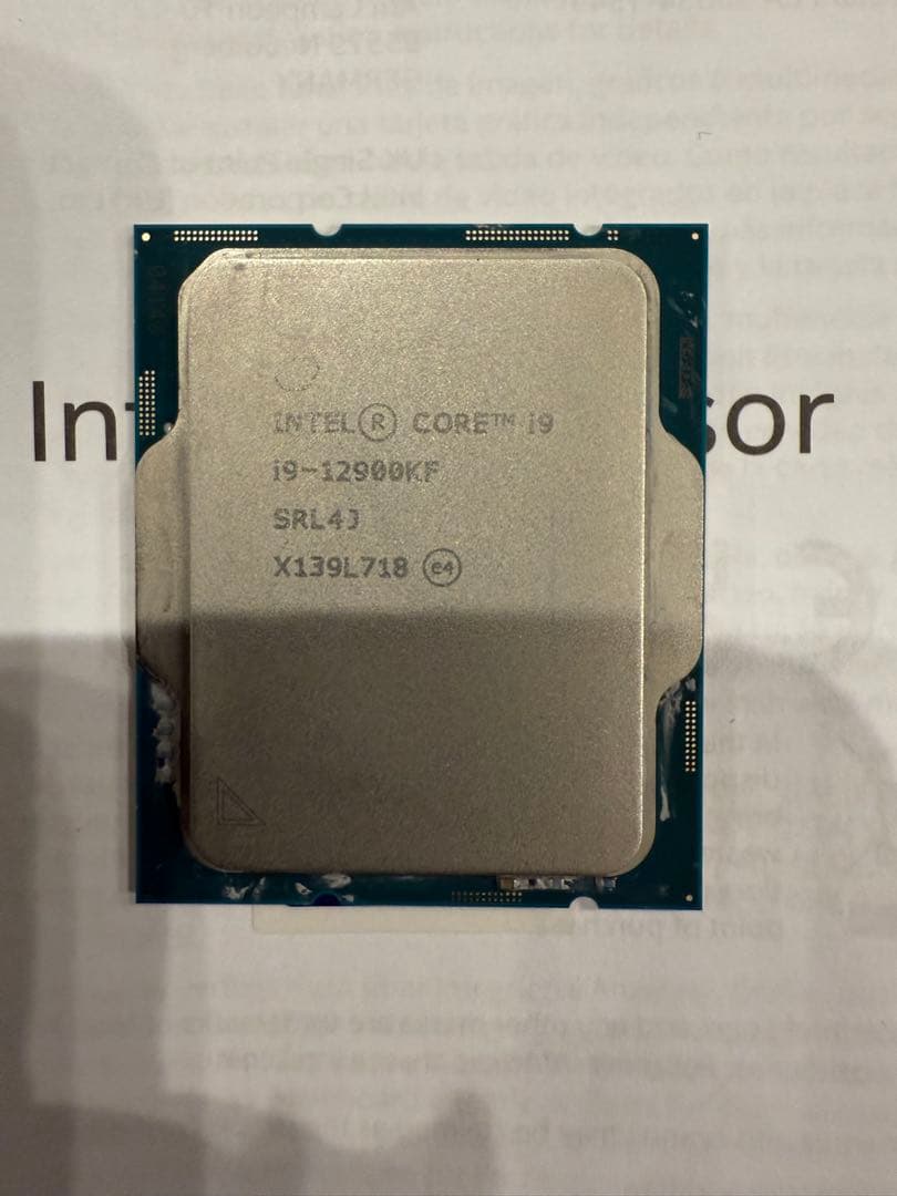 CPU Intel Core i9-12900KF 12th Gen CPU