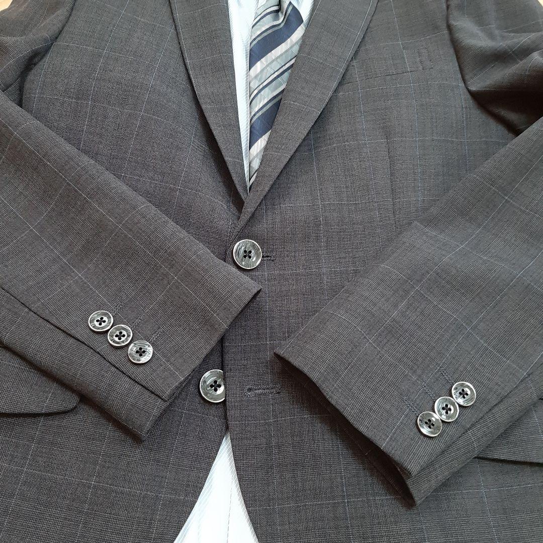 BOYCOTT グレー チェック柄 スーツセット　160cm　卒業式