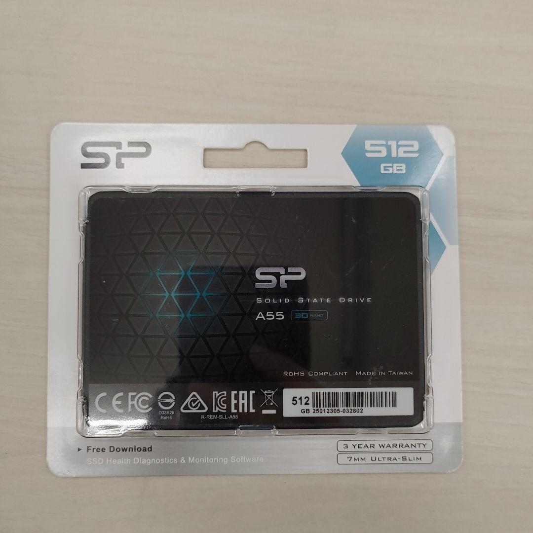 509386SP Silicon Powerシリコンパワー SSD512GB2個