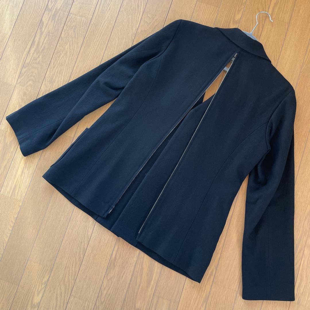 Alfaspin 背中開閉ジップジャケット　コート　ヨウジヤマモト