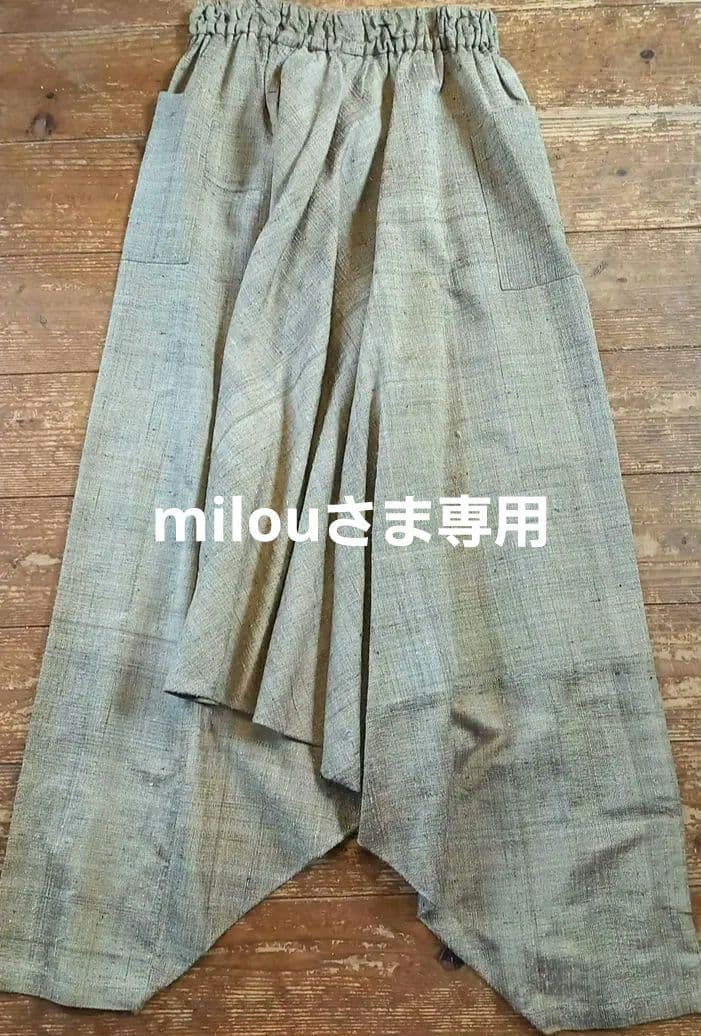 【希少】うさとの服シルク パンツ