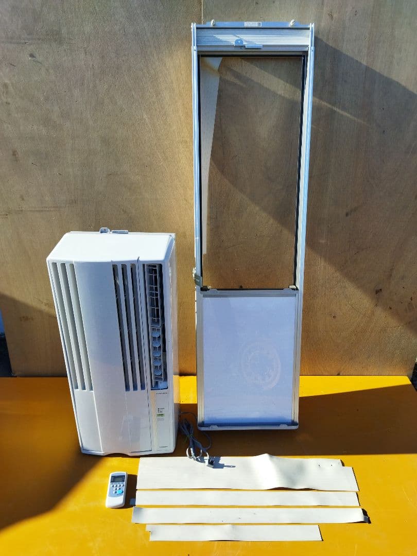 コロナ 窓用エアコン 2024年製 ウィンド形冷房専用 CW-16A4 リモコン