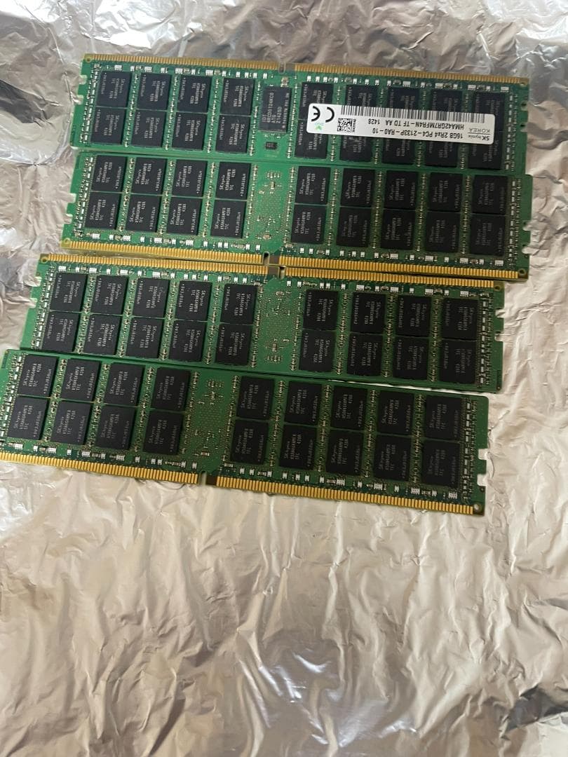 メモリー HMA42GR7MFR4N-TF 16gb 2rx4 PC4-2133P