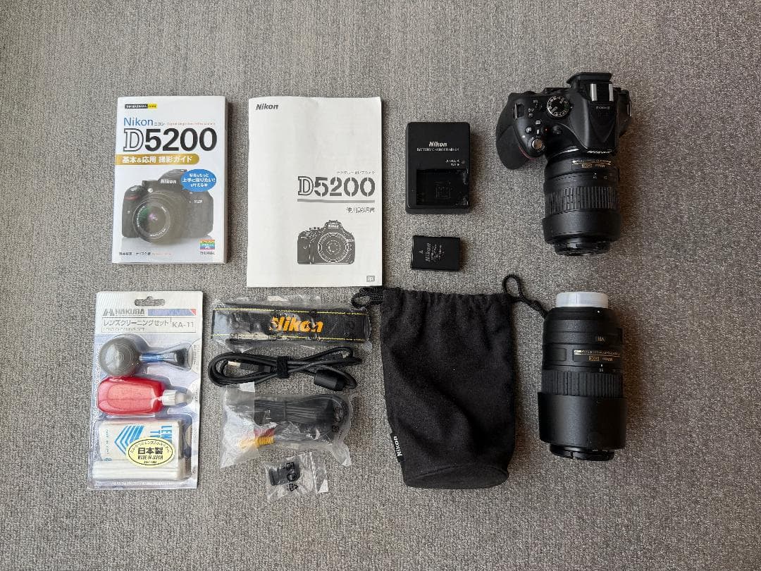 Nikon D5200 ダブルズームキットセット 一眼レフ ニコン