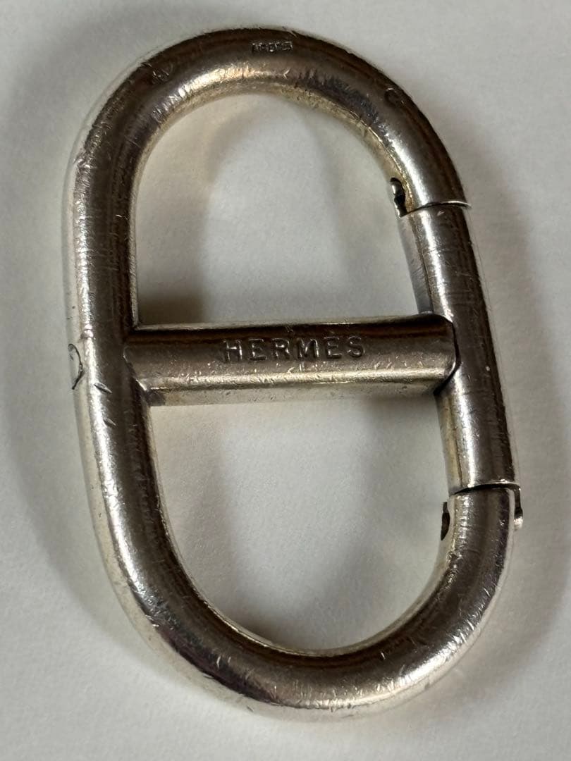 希少！HERMES エルメス シェーヌダンクル キーリング