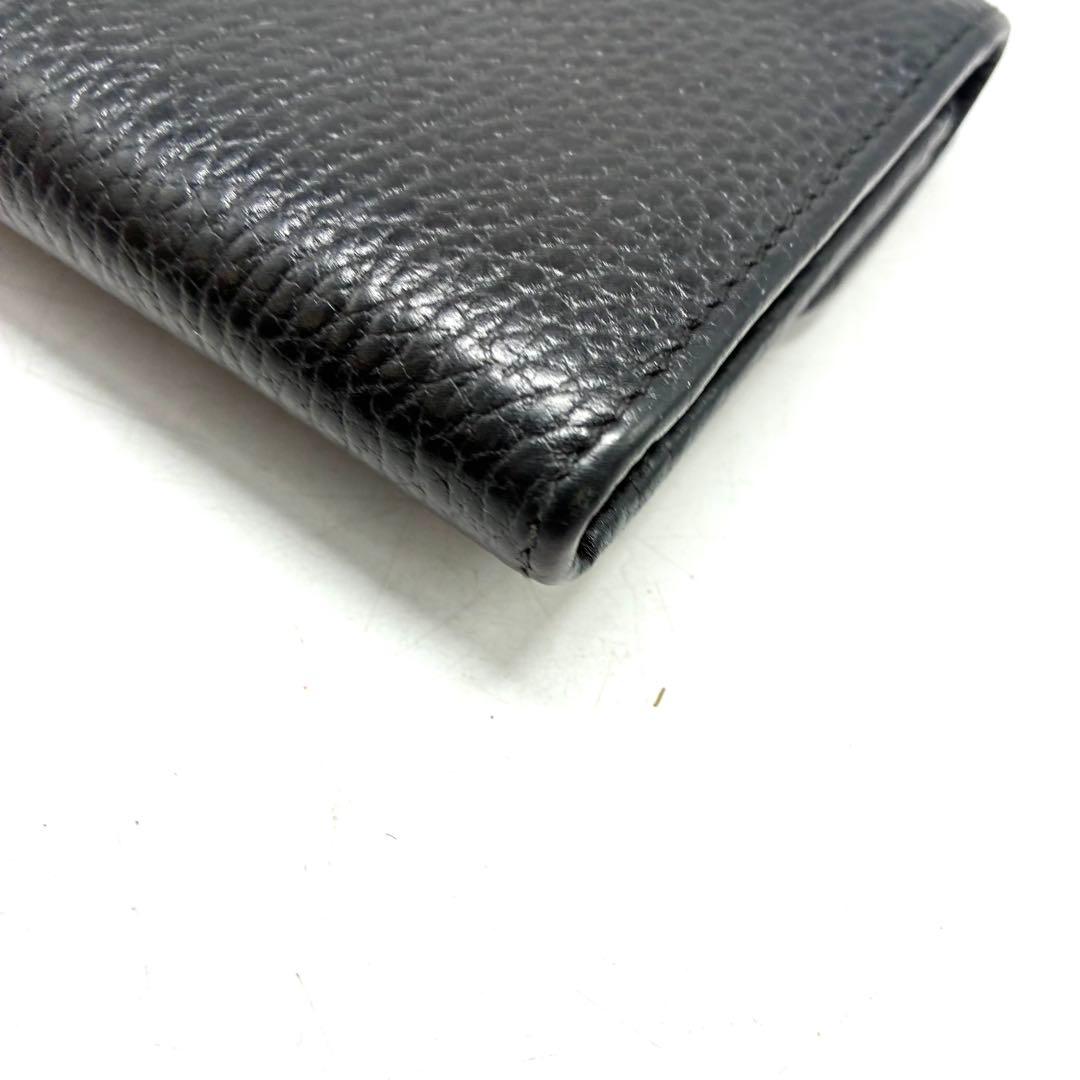 美品✨GUCCI グッチ 長財布 インターロッキング 黒 615524