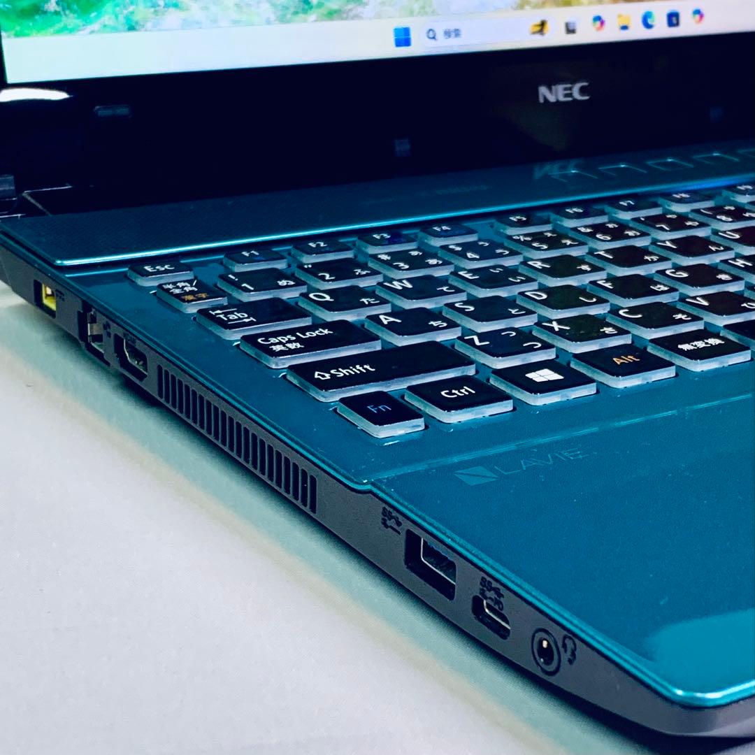 Core i7✨7世代✨SSD2TB✨32GB✨NEC✨グリーン✨ノートパソコン