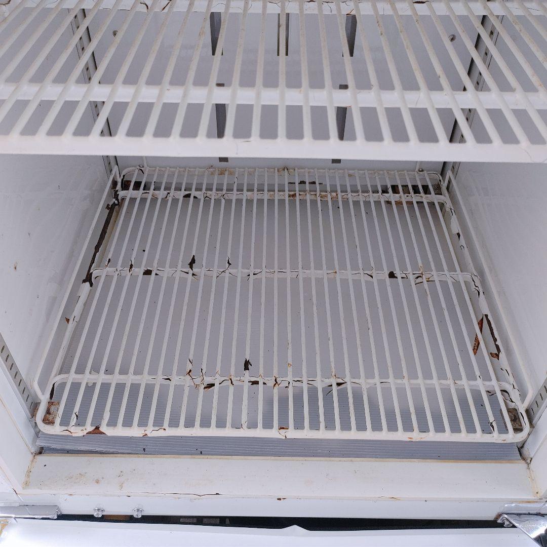 サンデン縦型 冷蔵 ショーケース TRM-J250X 196L スイング扉