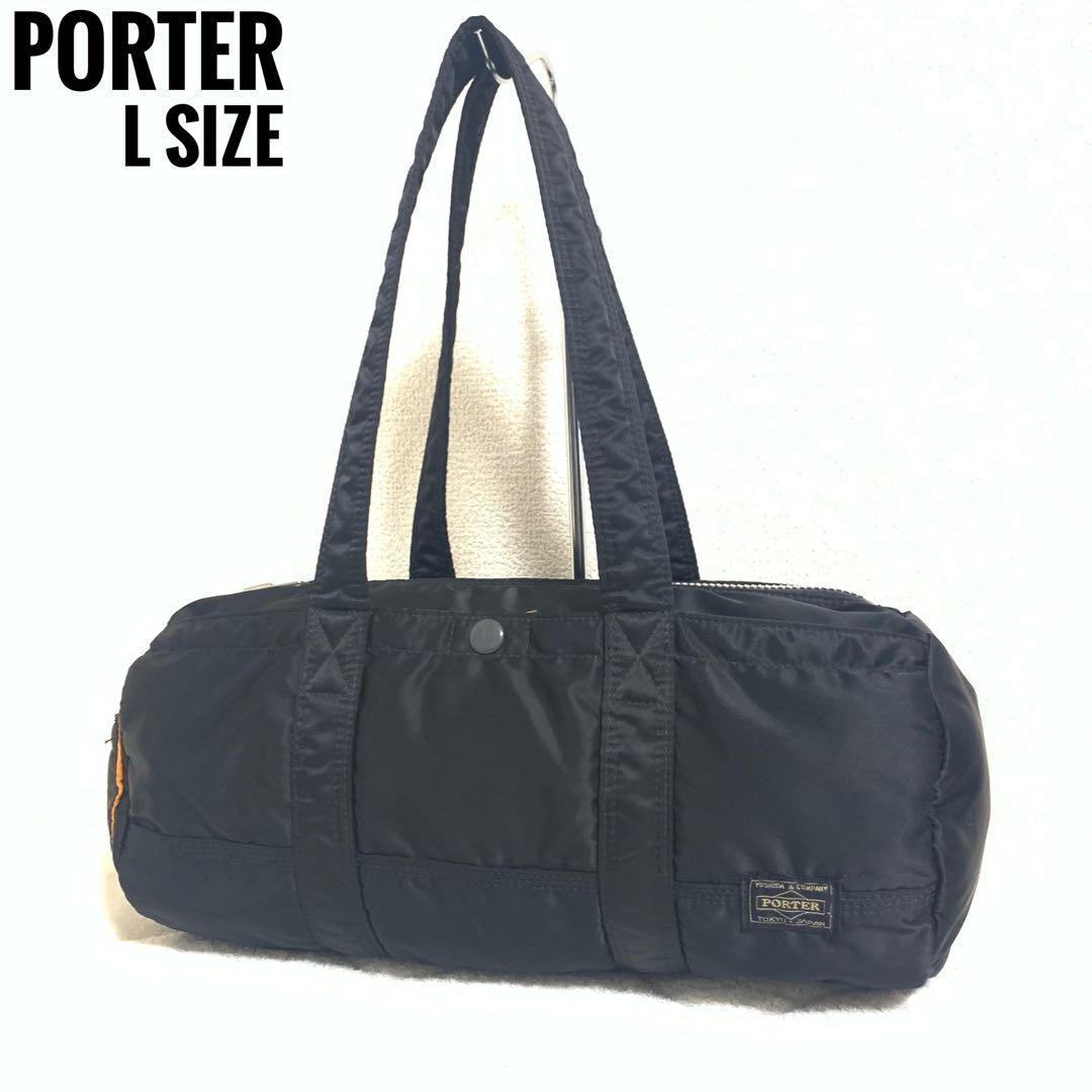 極美品 ポーター タンカー ミニボストンバッグ ダッフルバッグ Lサイズ 黒