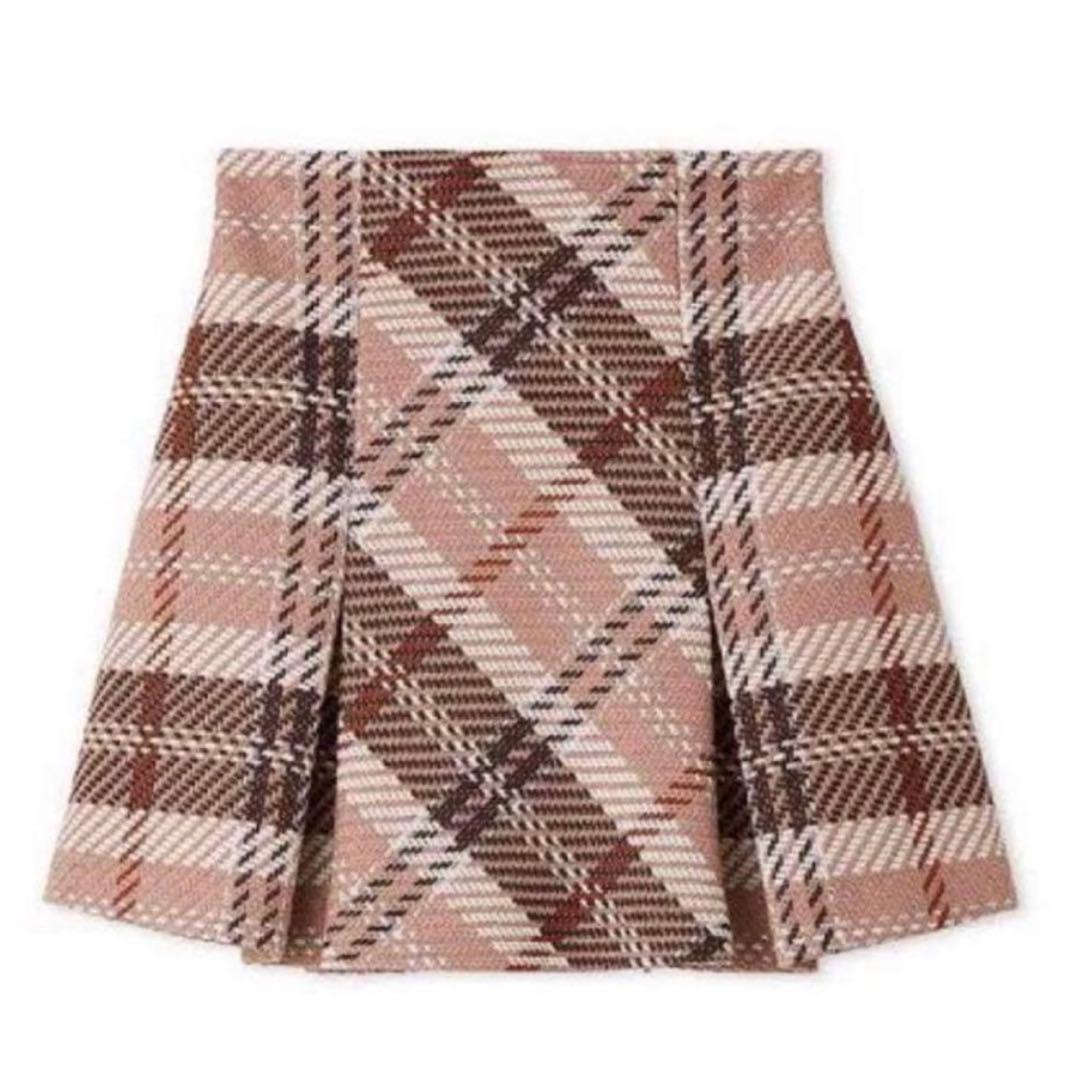 SINDIEL ローリングチェックスカート