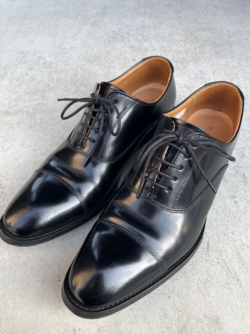 REGAL ブラック ドレスシューズ ストレートチップ