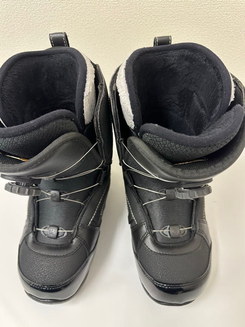 LASTARTS ブラック スノーボード　BOAブーツ 24.5〜25.0cm