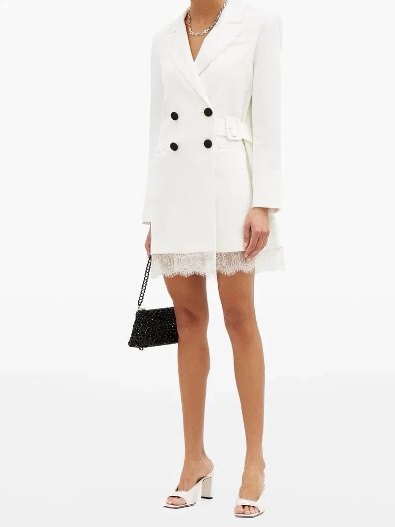 r*e様 セルフポートレイト ワンピース テーラードジャケット レース UK8