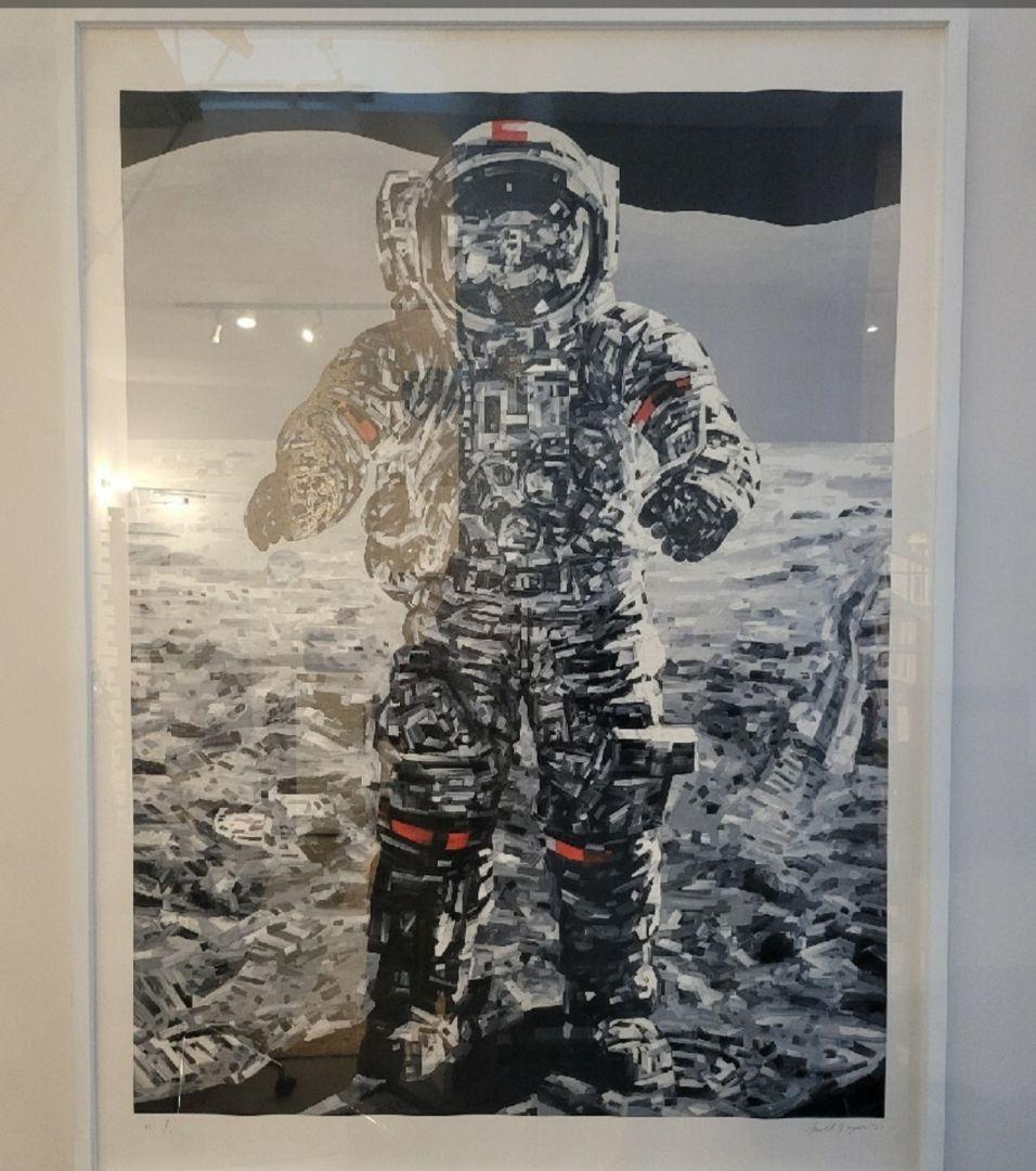 ★マイケルケーガン★シルクスクリーン★宇宙飛行士★MichaelKagan★