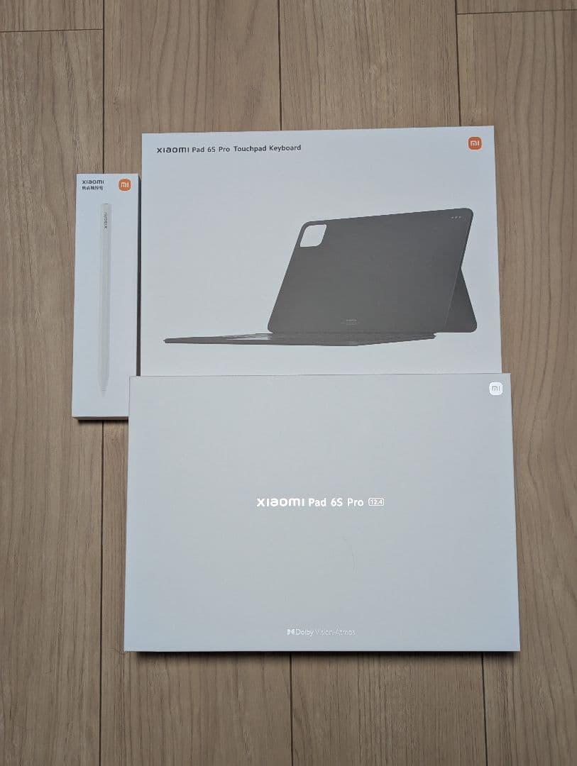 Xiaomi Pad 6s Pro キーボード付カバー スタイラスペン付