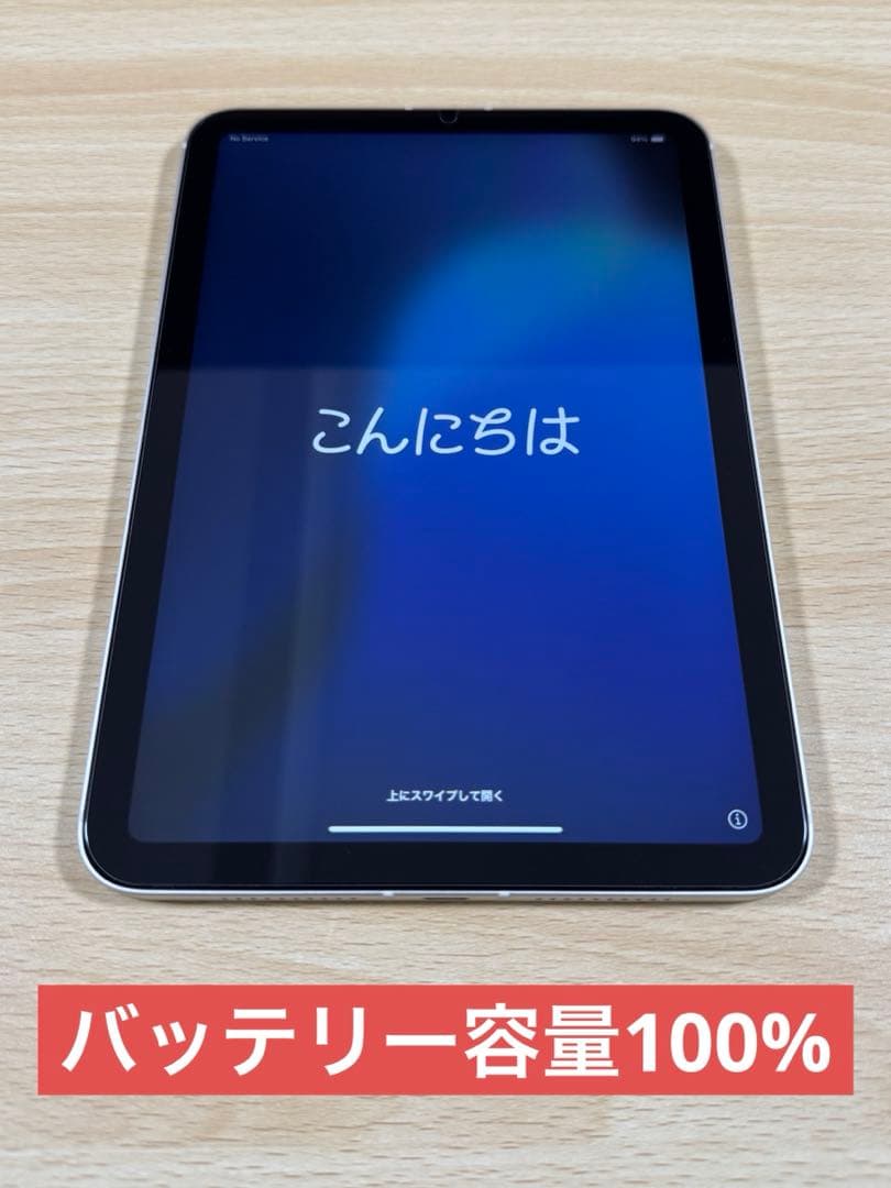 【美品】iPad mini第6世代 セルラー 64GB スターライト