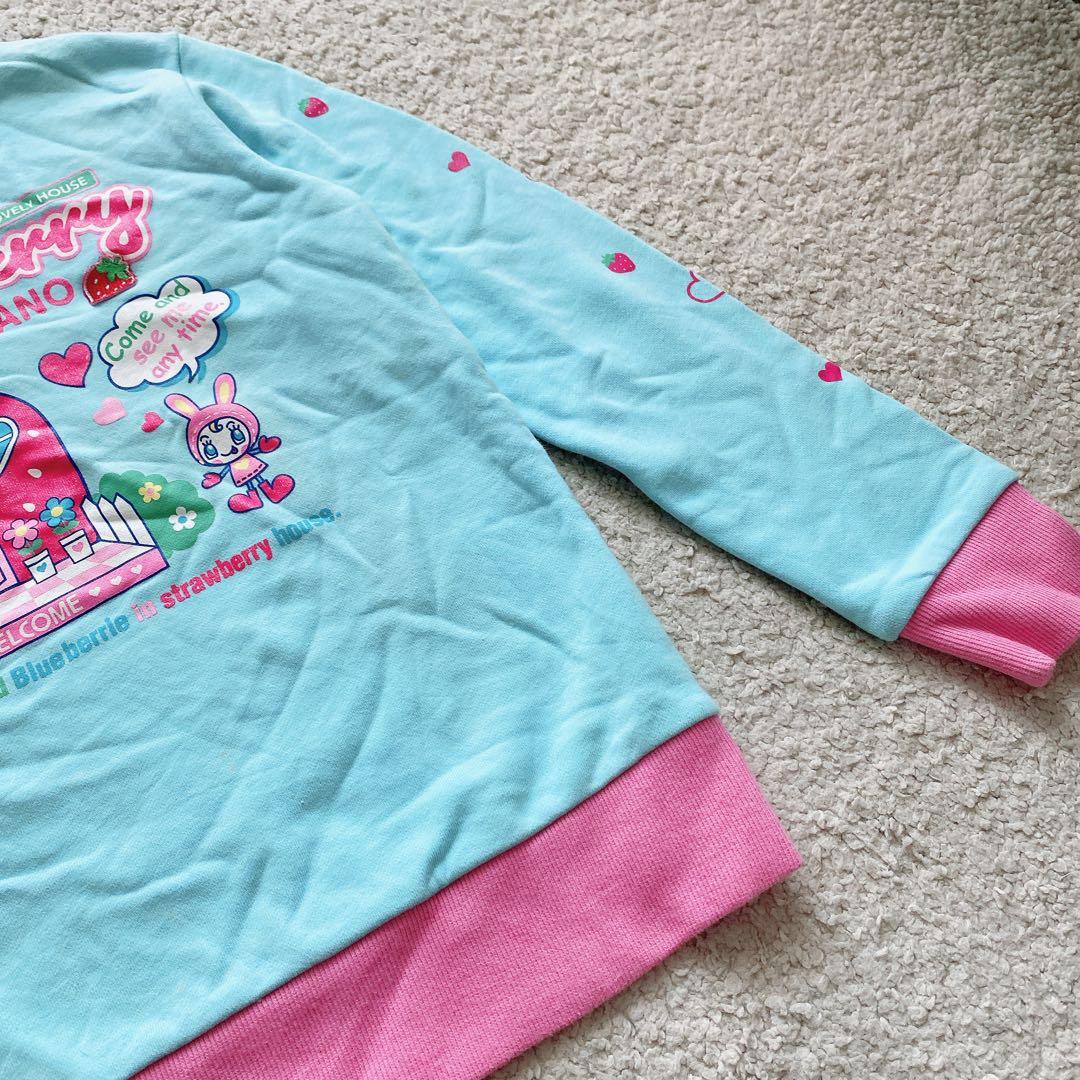 メゾピアノ ベリエちゃん トレーナー スウェット L　160 Y2K 平成レトロ