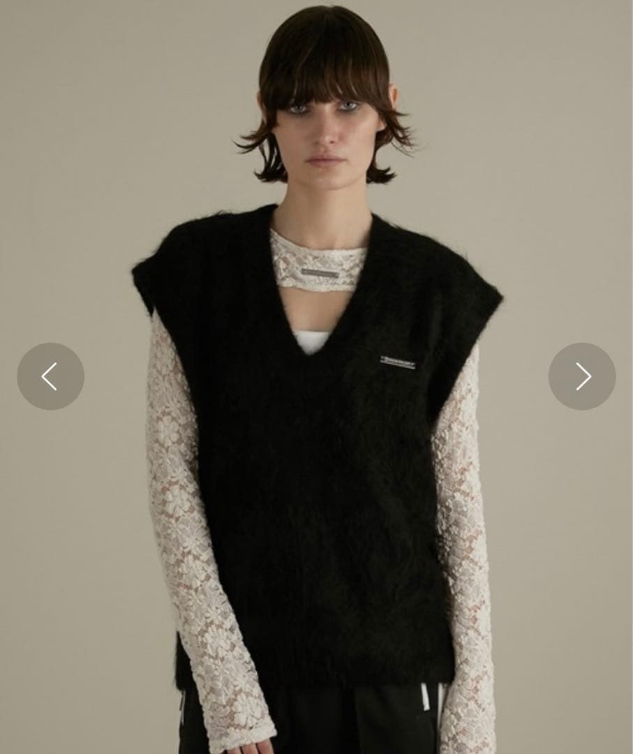 トップス PRANK PROJECT Alpaca Shaggy Knit Vest