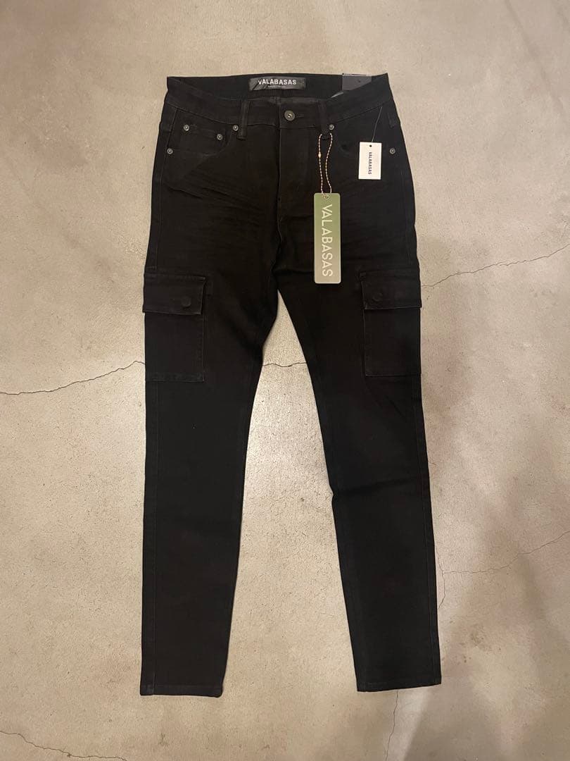 VALABASAS バラバサス ブラック スキニーデニム 30 新品未使用