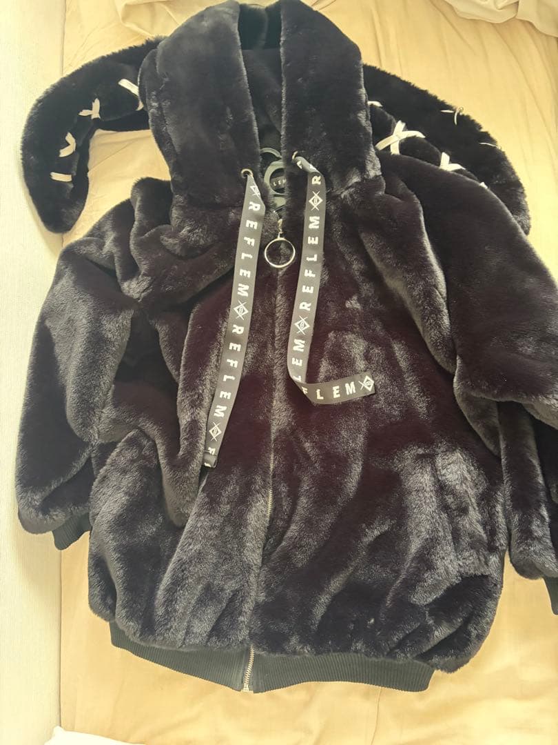 【美品】REFLEM レフレム うさ耳BIGファーパーカー 地雷系