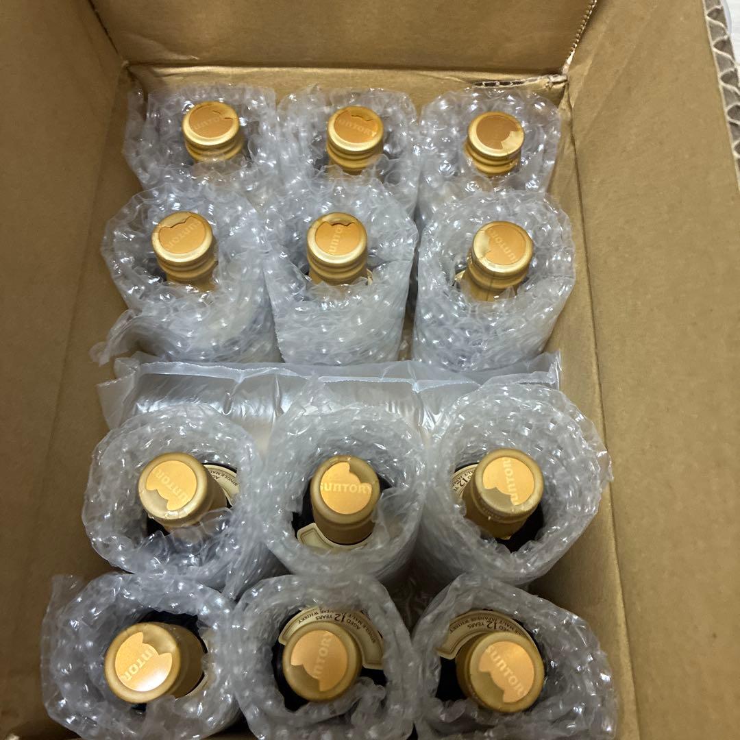 サントリー ウイスキー 山崎12年 ミニチュア瓶 50ml 12本