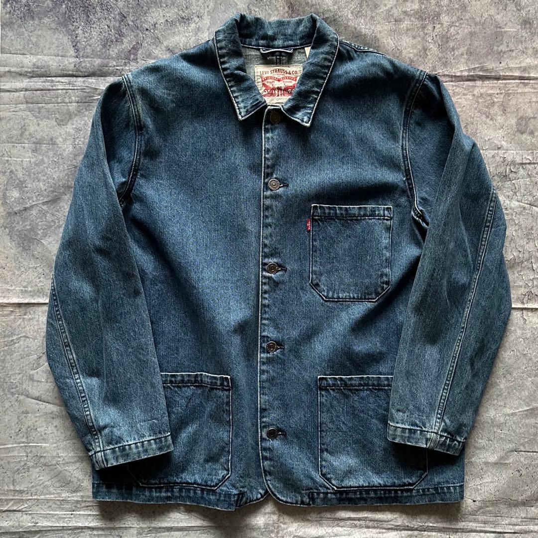 【美品】Levi's リーバイス カバーオール デニムジャケット XL