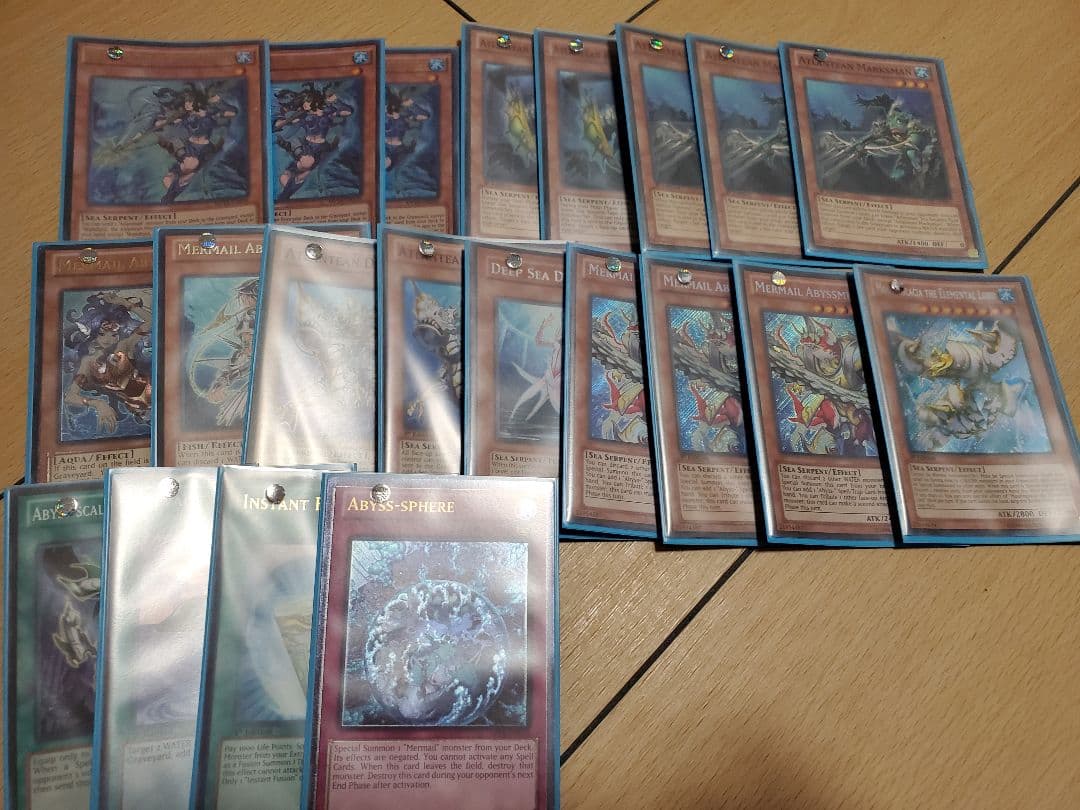 遊戯王 海外版 水精鱗 デッキ パーツ