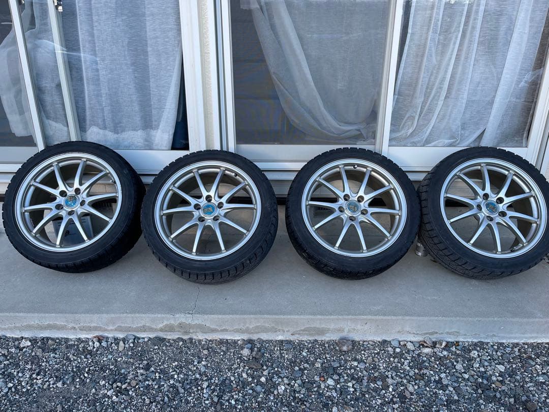 た*い様 18インチ ホイールセット 10スポークデザイン A-TECH インプ