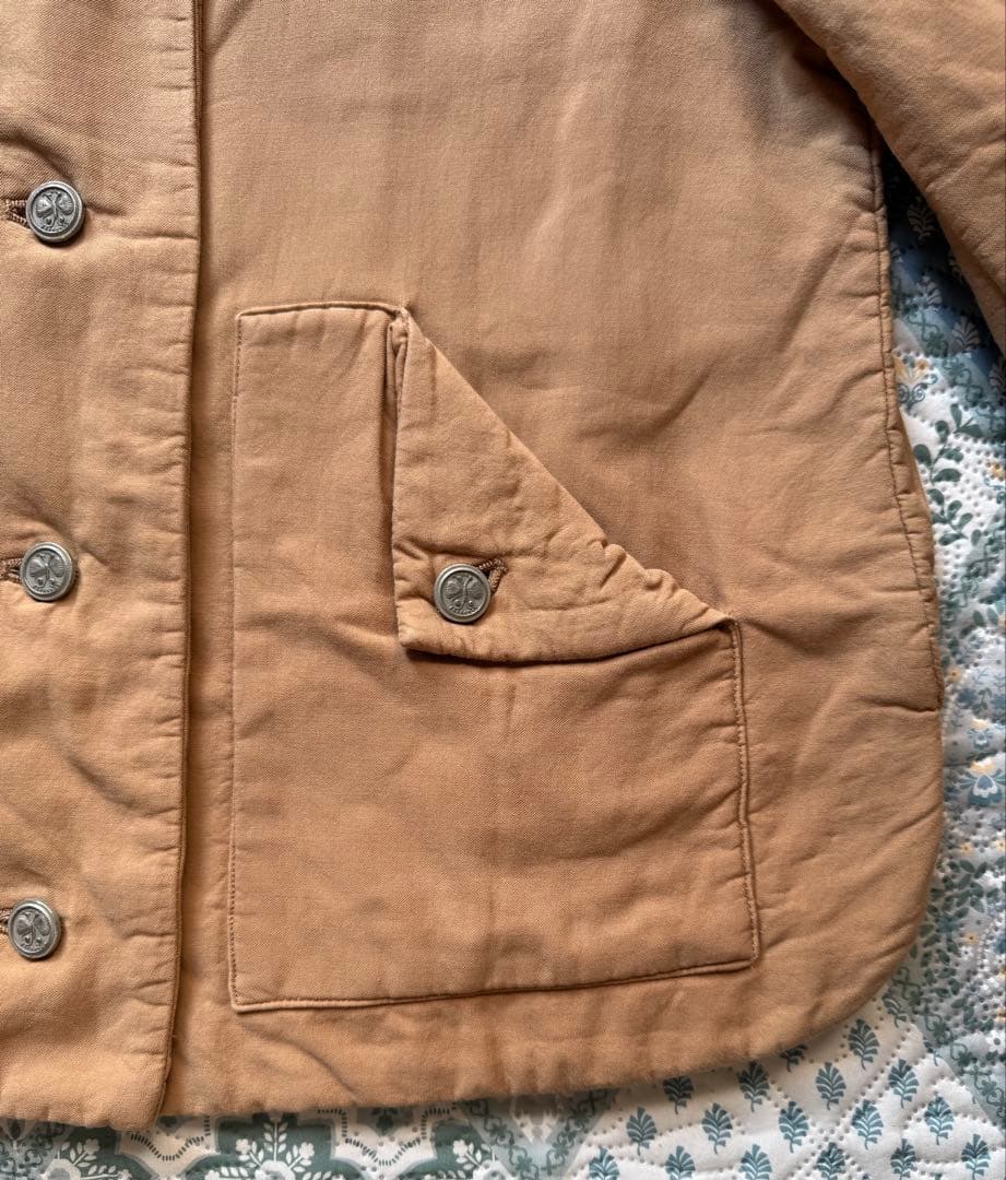 mina perhonen ベージュ ダブルブレストジャケット size38