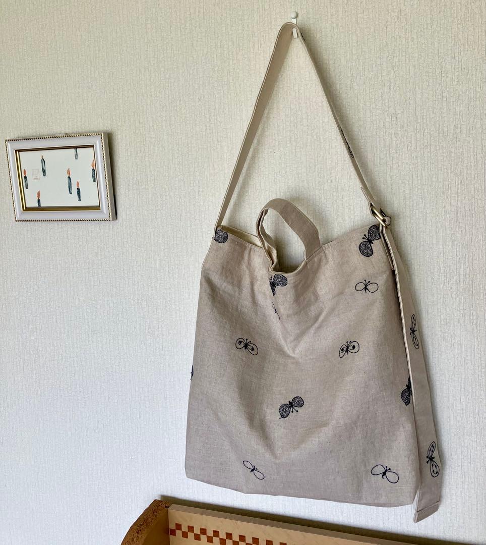 ミナペルホネン ハンドメイドchoucho 3way ショルダートートバッグ