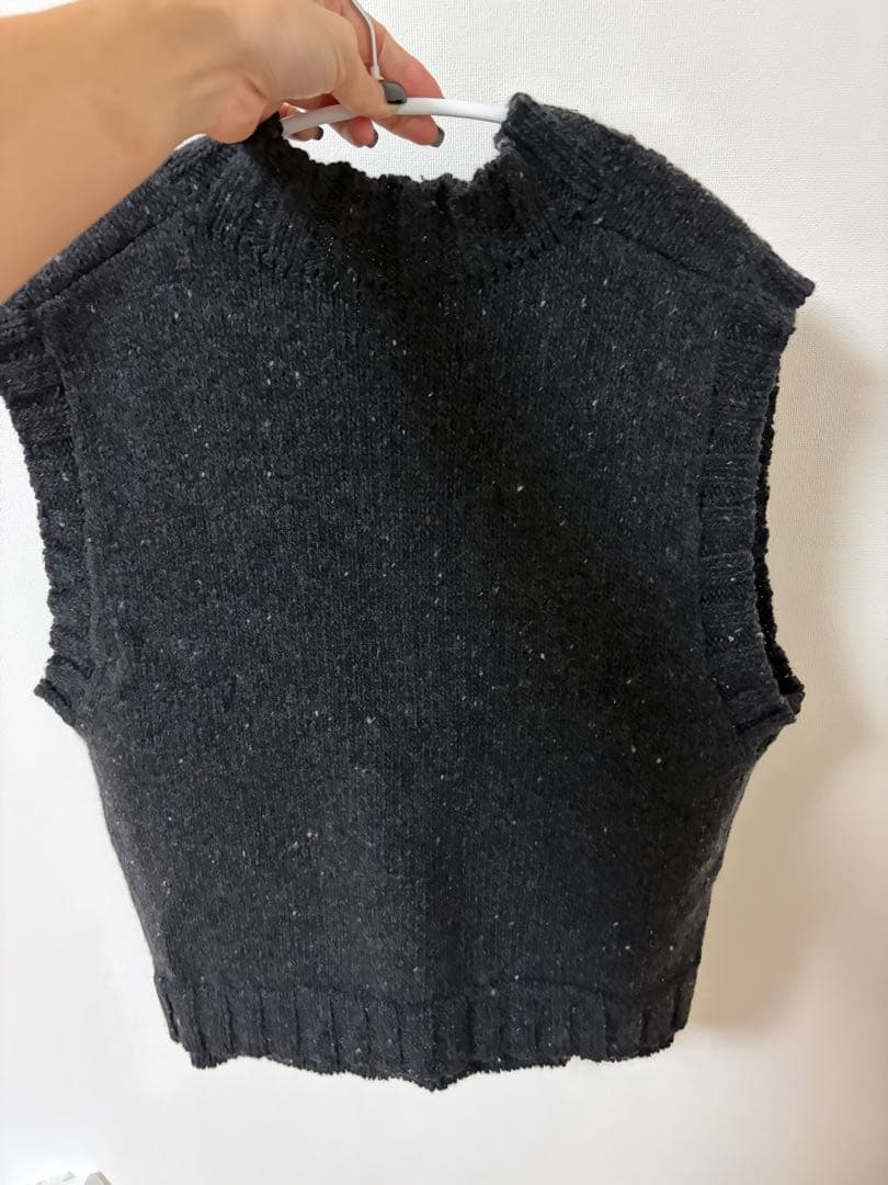 machatt マチャット ニットベスト GRY グレー