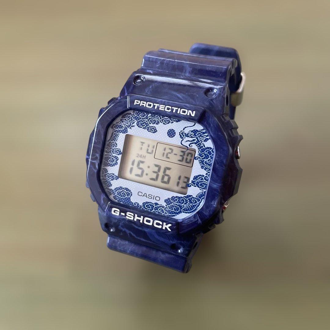 【レアモデル】G-SHOCK DW−5600BWP　青花　Web限定　国内正規品