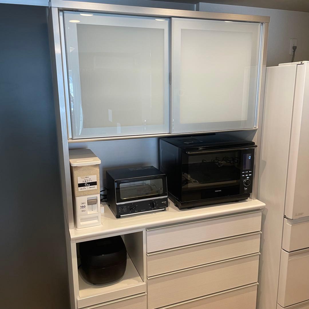 【げんた】食器棚　キッチン　横幅120cm