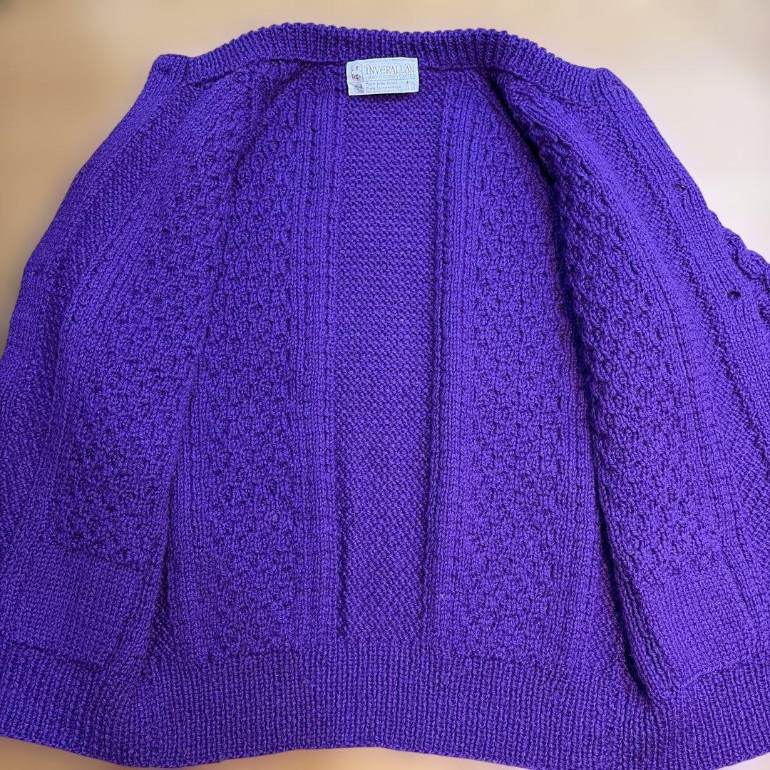 INVERALLAN インバーアラン ニット カーディガン ケーブル