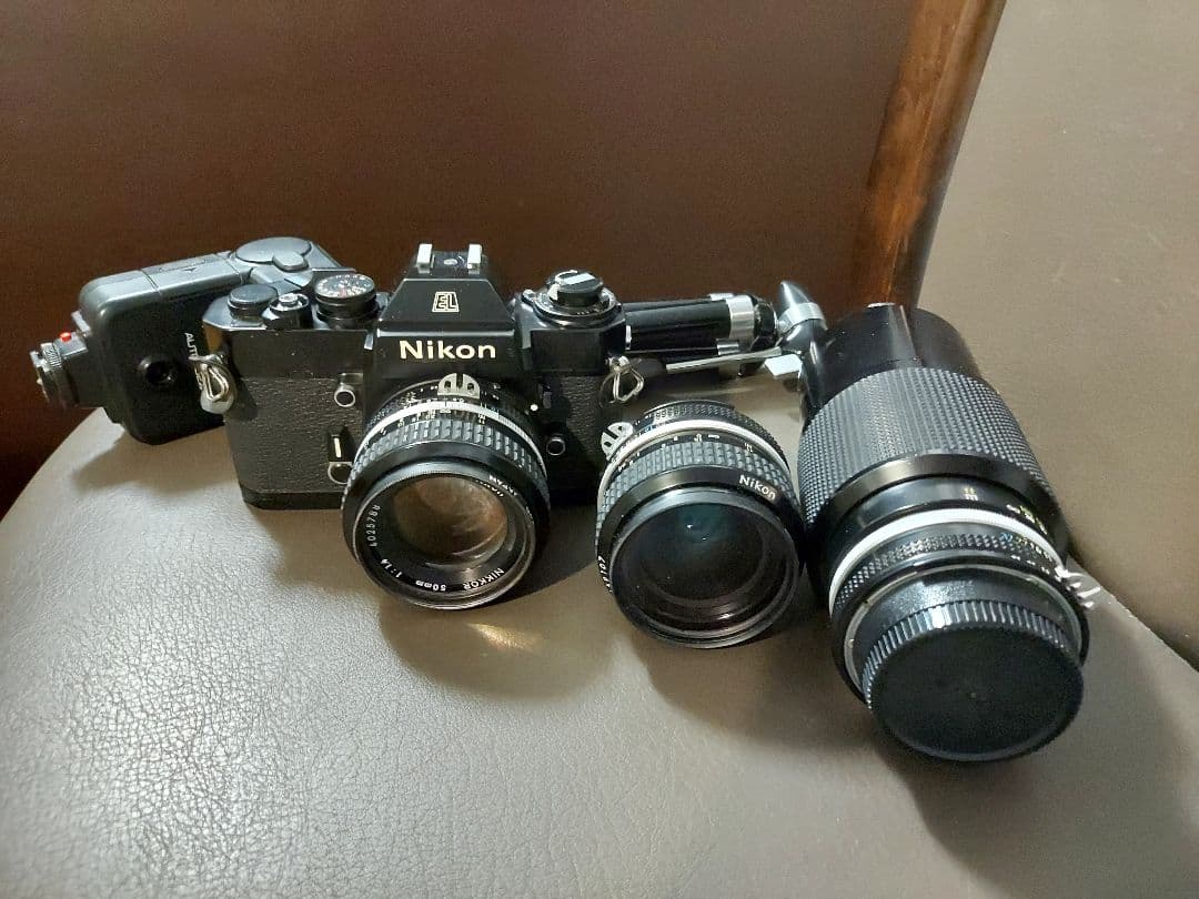 まつ　Nikon EL2一眼レフフィルムカメラレンズセット
