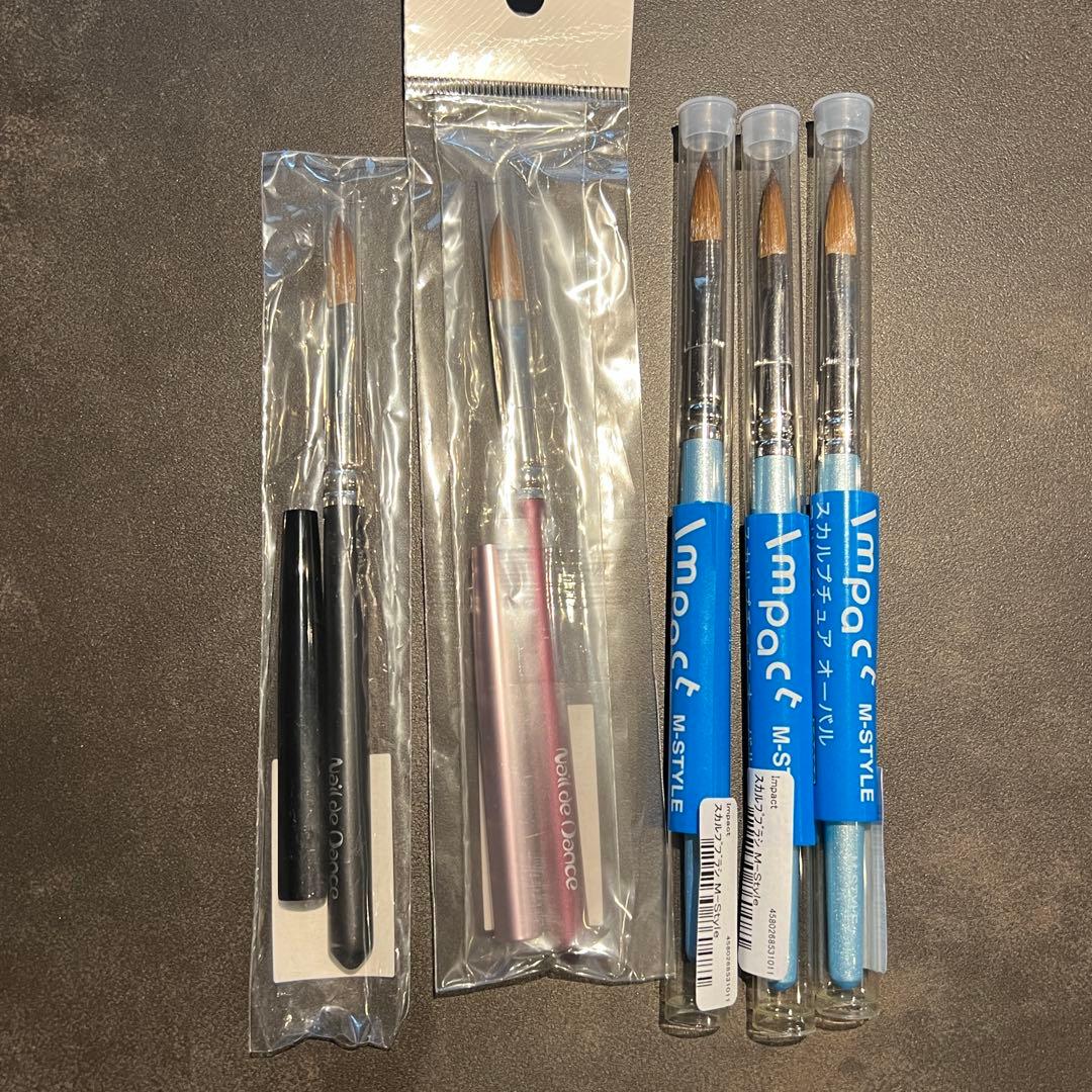 レア！コリンスキー　Impact M-STYLE ネイルデダンス　flat 5本