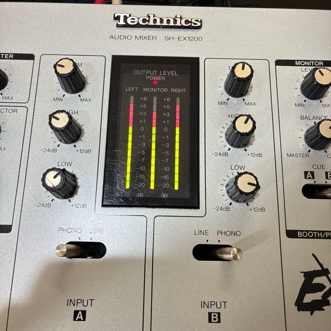 Technics DJミキサー SH-EX1200 動作確認済