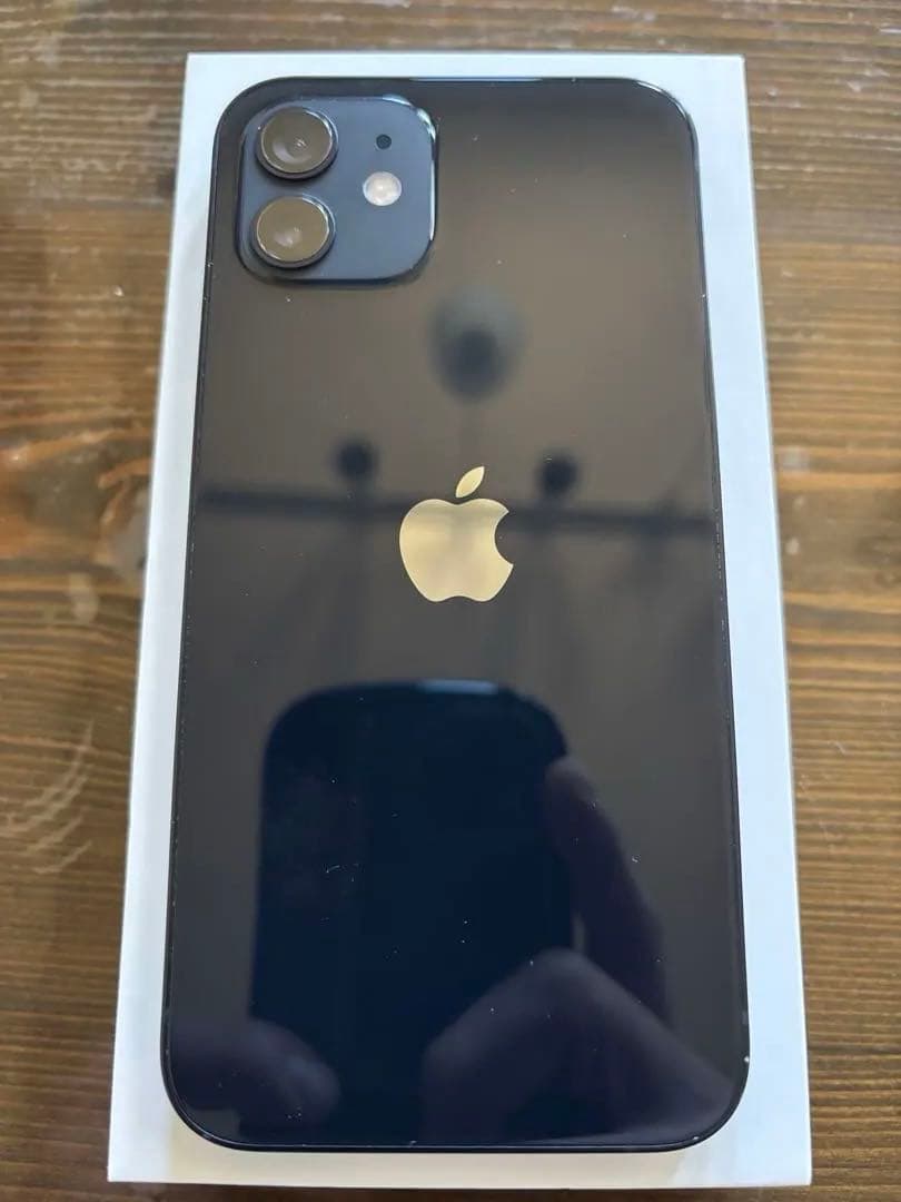 Apple iPhone 12 本体　箱付　ガラスフィルム付