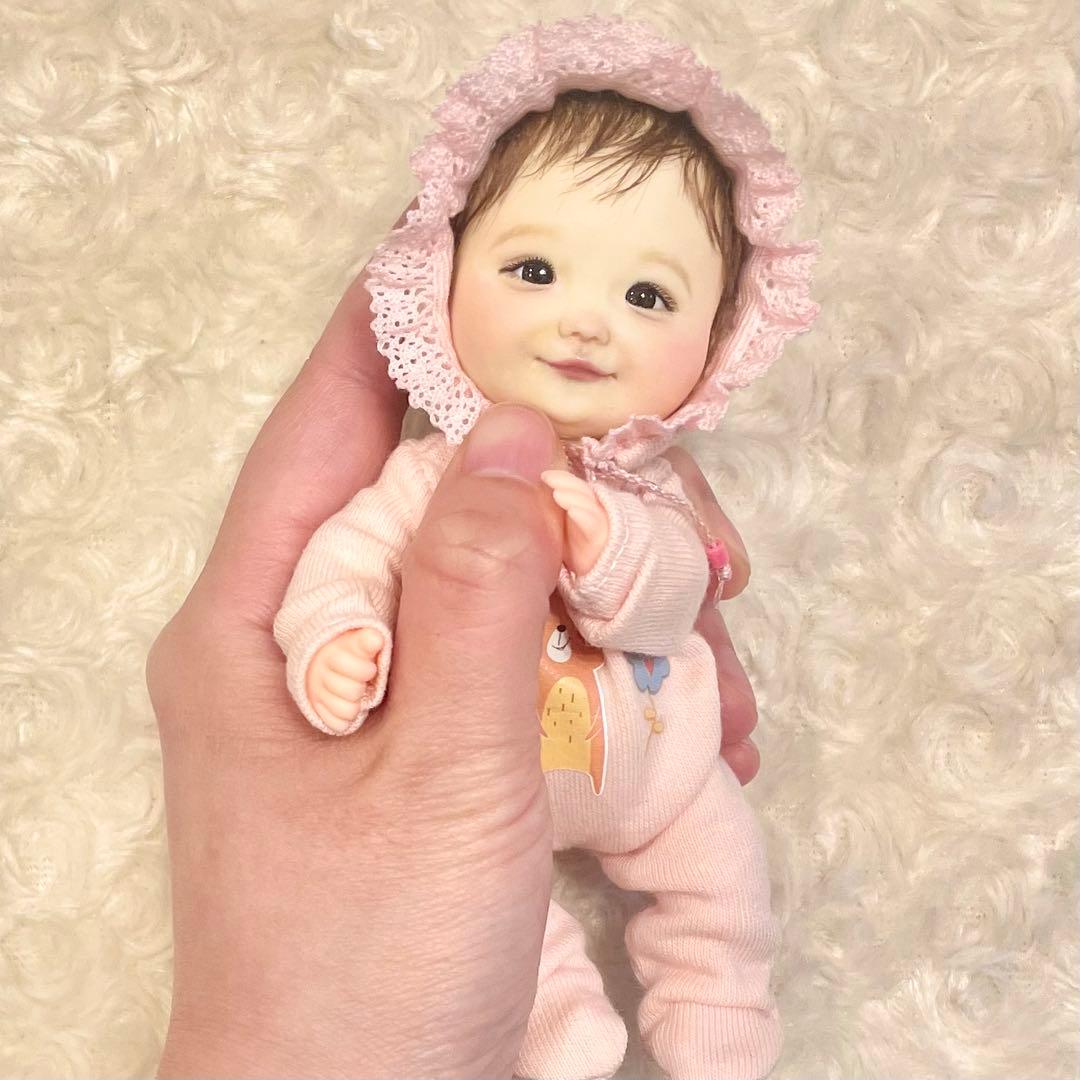 樹脂粘土ベビー おしゃぶりベビー ごきげん